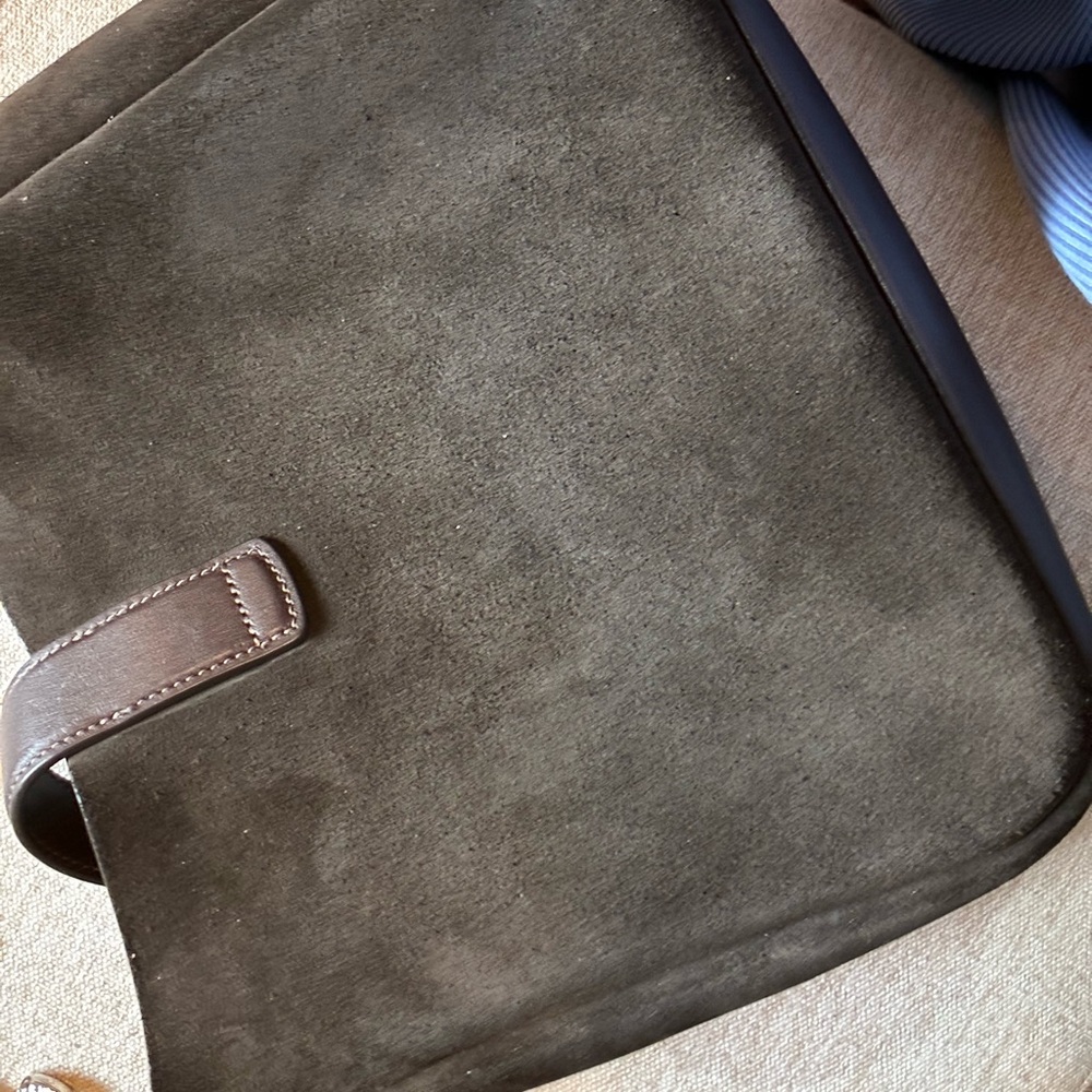 Coach Espresso Suede Crossbody Bag - Picture 5 of 14